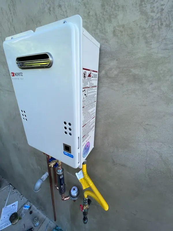 Tankless water heater installation for Zephyrhills West homes